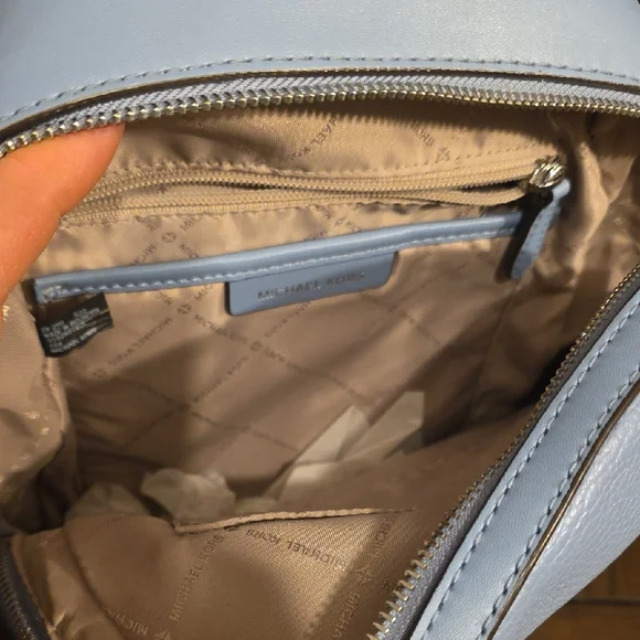 Michael Kors Jaycee Medium Zip Pocket Backpack Chambray - Picture 6 of 7